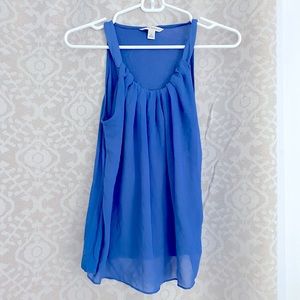 Cobalt Blue Banana Republic Sleeveless Top, XS